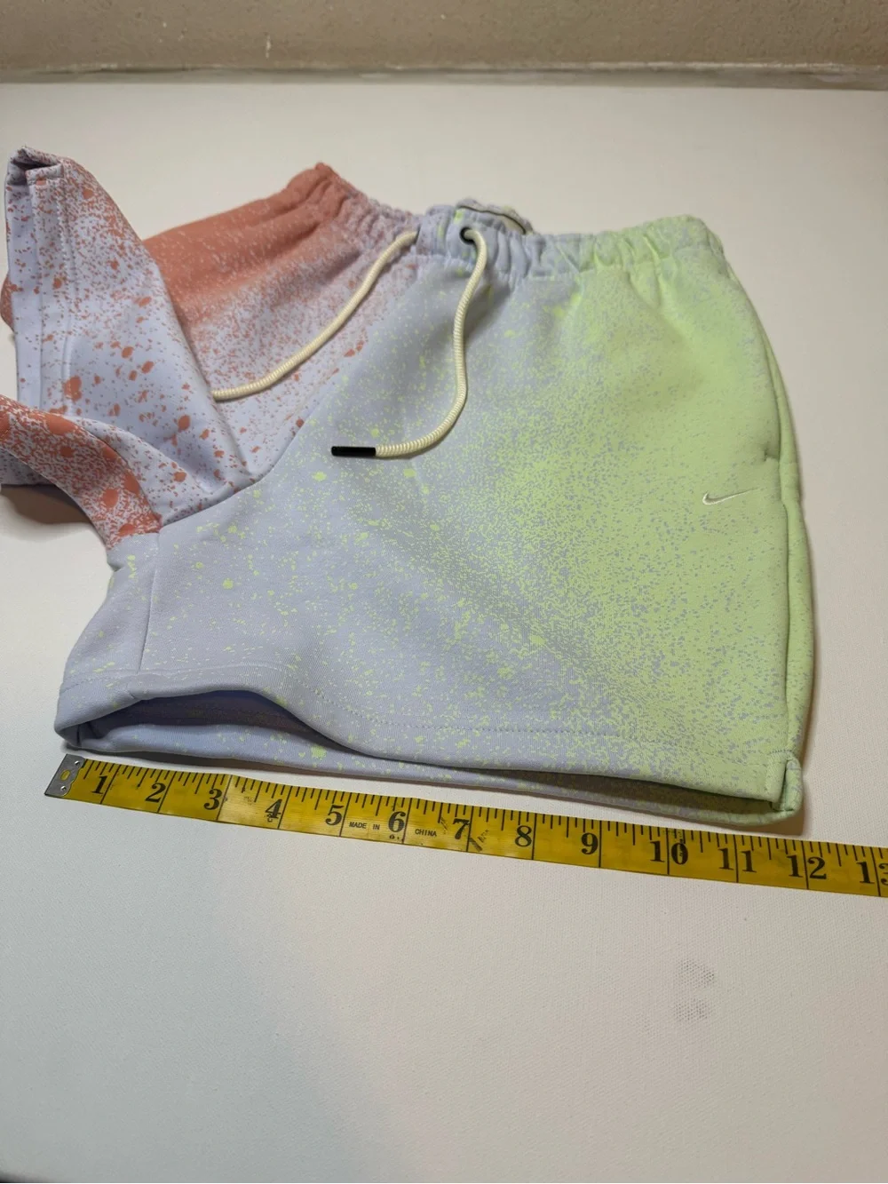 Nike Standard Issue Fleece Basketball Shorts Paint Splatter